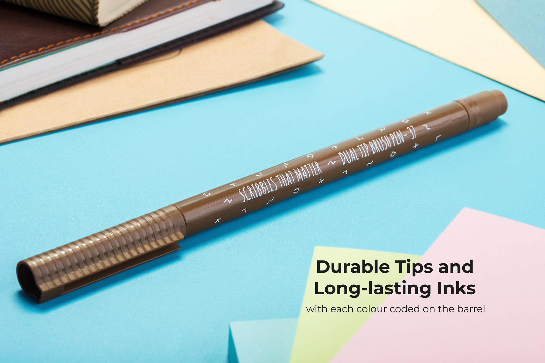 Dual Tip Brush Markers