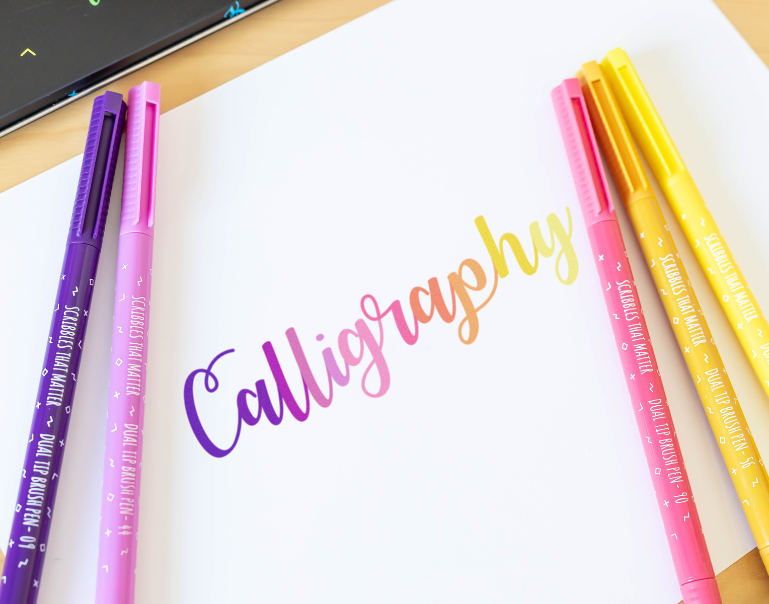 Dual Tip Brush Markers