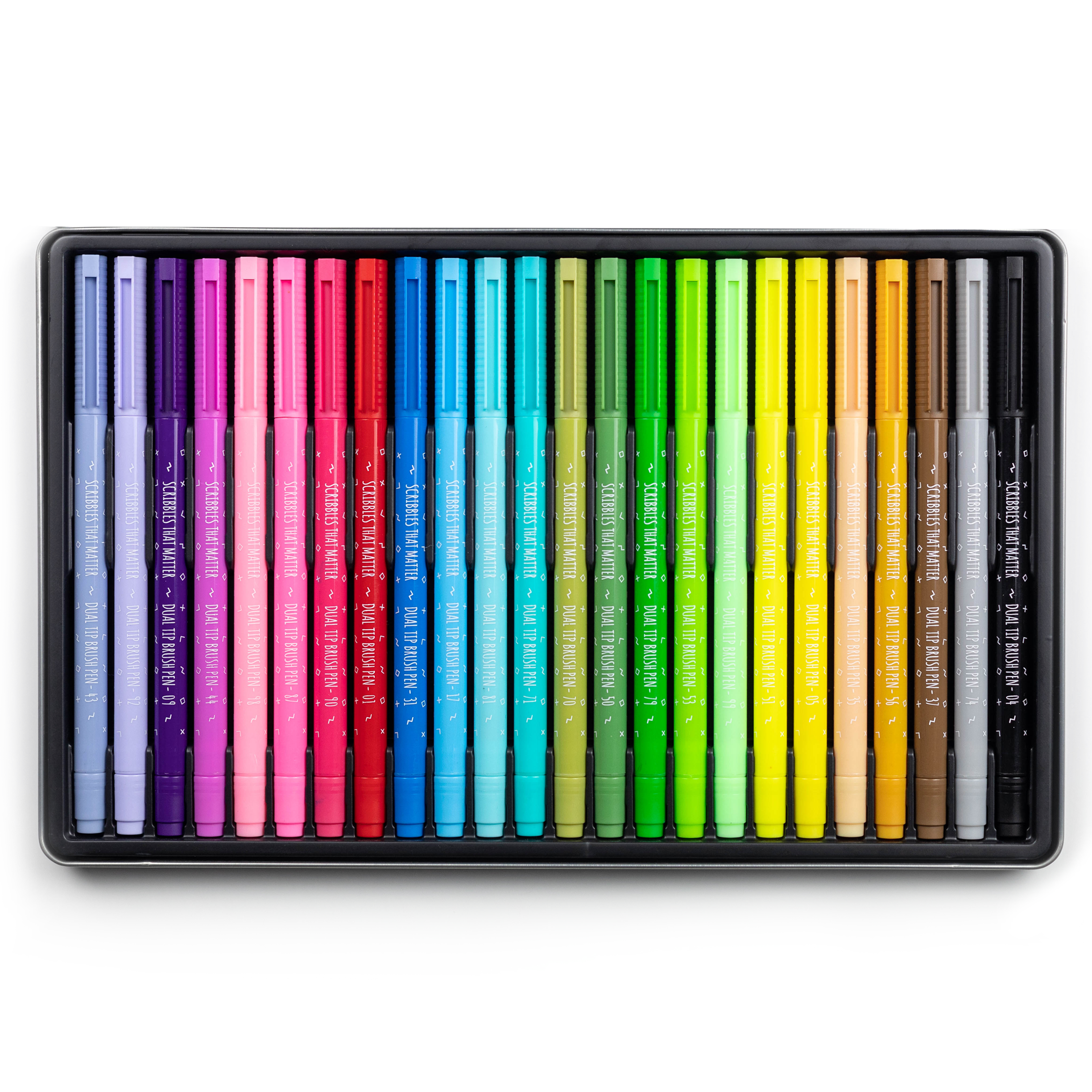 Dual Tip Brush Markers